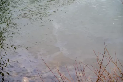 Unbekannte Flüssigkeit in der Steyr - Drei Feuerwehren im Einsatz DSC-2825.jpg