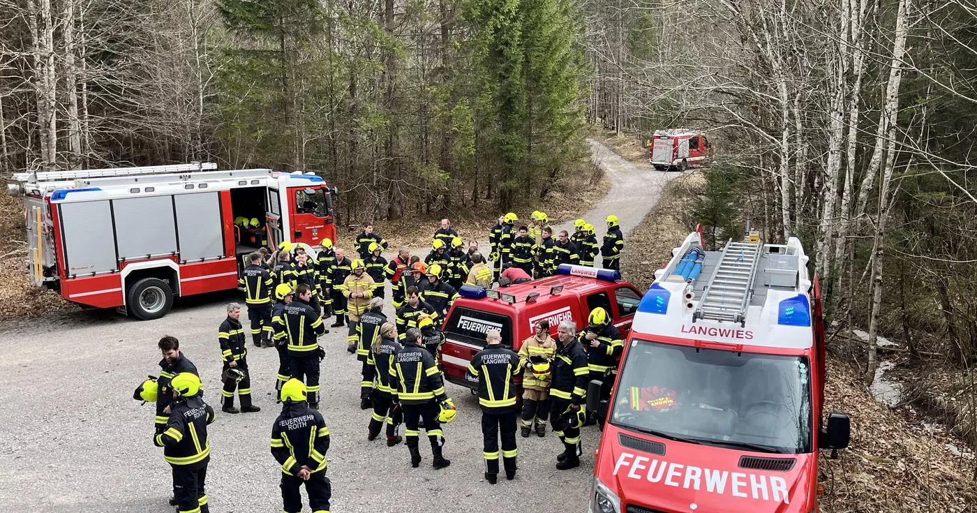 Titelbild: Feuerwehren zu vermeintlichen Waldbrand alarmiert