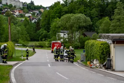 Auto prallt gegen Mülltonnenhäuschen A7404174-2400.jpg