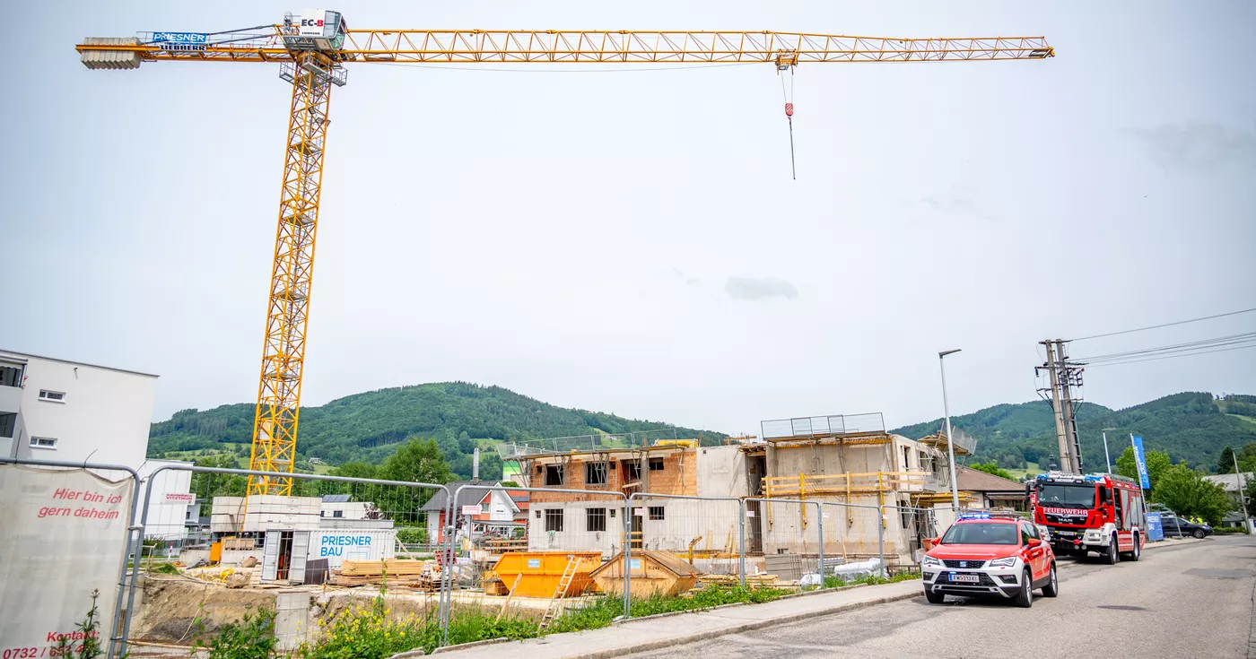 Hoher Absturz auf einer Baustelle in Kirchdorf an der Krems endet Tödlich