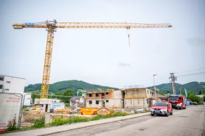 Hoher Absturz auf einer Baustelle in Kirchdorf an der Krems endet Tödlich DSC-1571.jpg