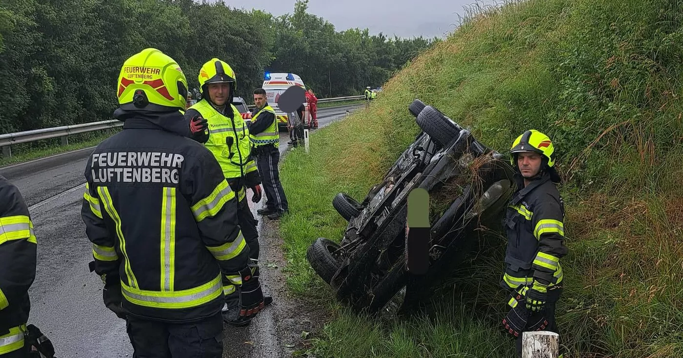 Verkehrsunfall auf Pleschinger Landesstraße