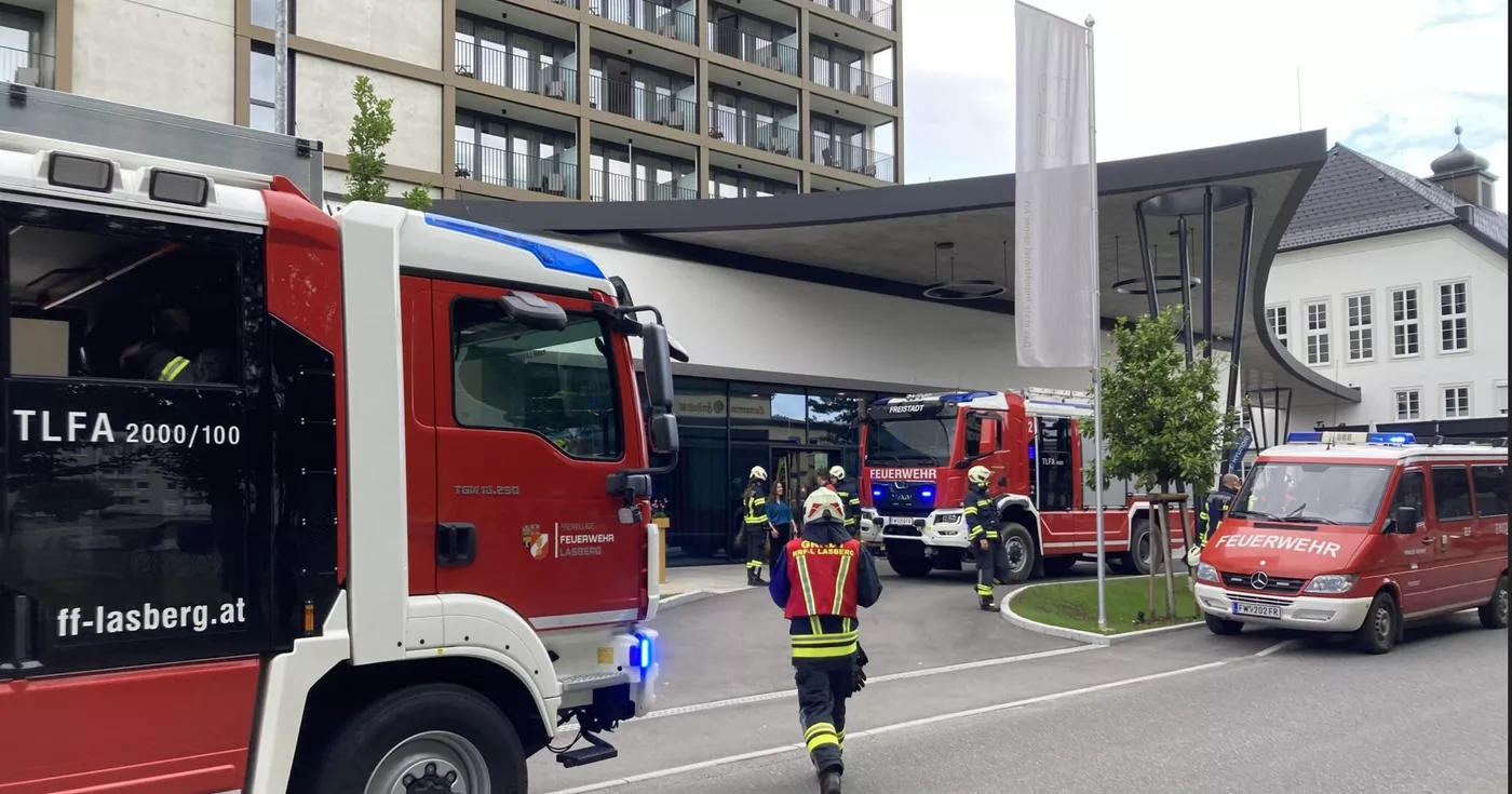 Titelbild: Matratze im Hotel Freigold in Brand geraten