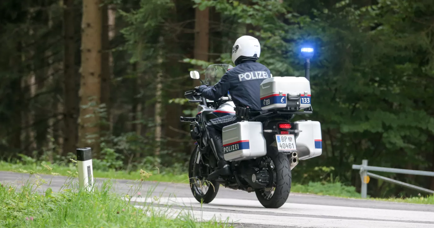 Motorradpolizist stoppte Alkolenker