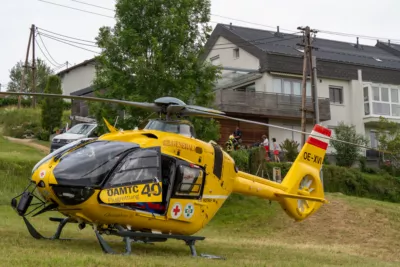Höhenrettung in Gramastetten: Techniker durch Stromschlag verletzt A7405052-2400.jpg