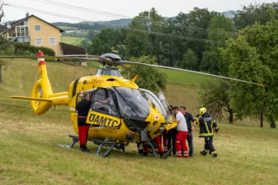Höhenrettung in Gramastetten: Techniker durch Stromschlag verletzt A7405061-2400.jpg