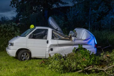 Baum stürzt auf Festivalparkplatz und fordert hohen Sachschaden - Festivalgelände evakuiert DSC-4610.jpg