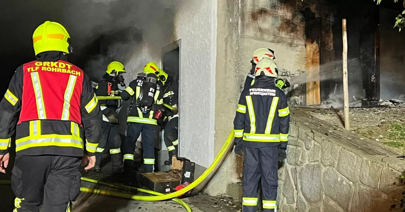 Titelbild: Brandeinsatz in Unterfischbach