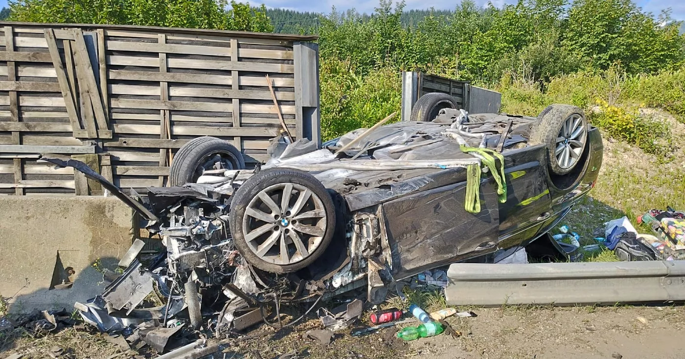 Titelbild: Drei Verletzte bei Unfall auf der Pyhrnautobahn