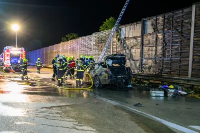 PKW-Brand auf der A1 Westautobahn führt zu Verzögerungen FOKE-2024080323085603-125.jpg