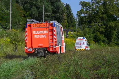 25 Fahrgäste von der Feuerwehr Rufling aus Personenzug evakuiert DSC-4561.jpg