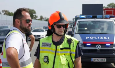 Verkehrsunfall auf der Westautobahn: 4 Fahrzeuge und 13 Personen beteiligt foke-109420.jpg