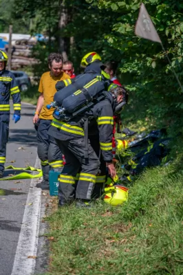 Gebäudebrand in Hinterstoder fordert Einsatz von vier Feuerwehren DSC-9697.jpg