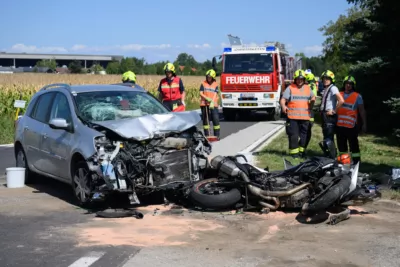 Verkehrsunfall in Wolfern - Motorradfahrer schwer verletzt FOKE-2024090713008234-018.jpg