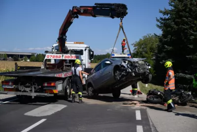 Verkehrsunfall in Wolfern - Motorradfahrer schwer verletzt FOKE-2024090713168244-025.jpg