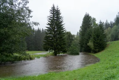 Hochwassersituation auch im Bezirk Rohrbach und Urfahr Umgebung angespannt A7401257-2400.jpg