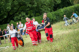 Arbeitsunfall - Gerüst stürzte auf Bauarbeiter 20150820-5834.jpg