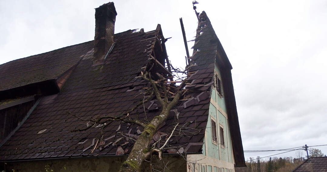 Titelbild: Sturmtief führt zu zahlreichen Feuerwehreinsätzen