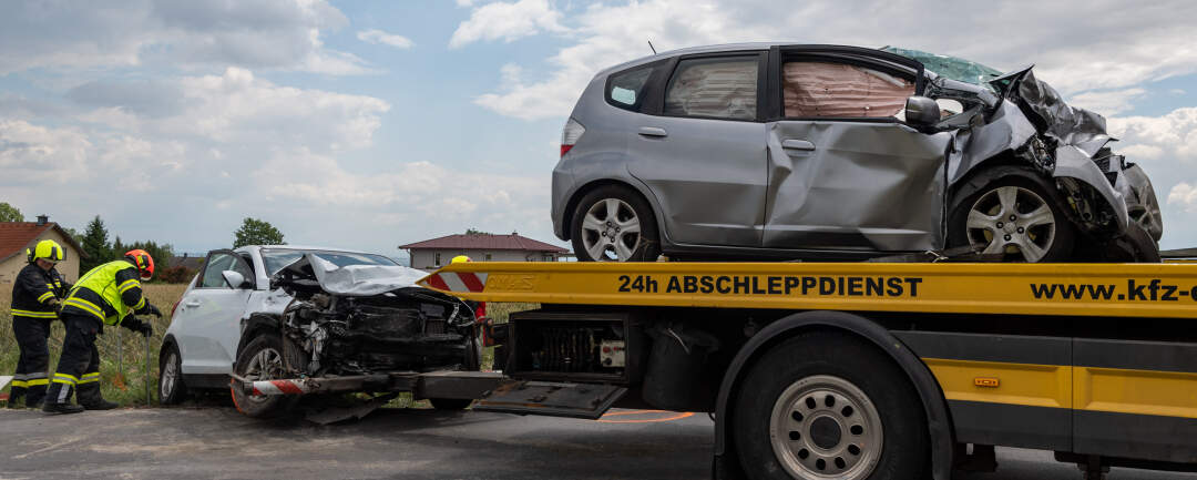 Titelbild: Lenker verlor wegen Insekt Kontrolle über Auto - zwei Verletzte