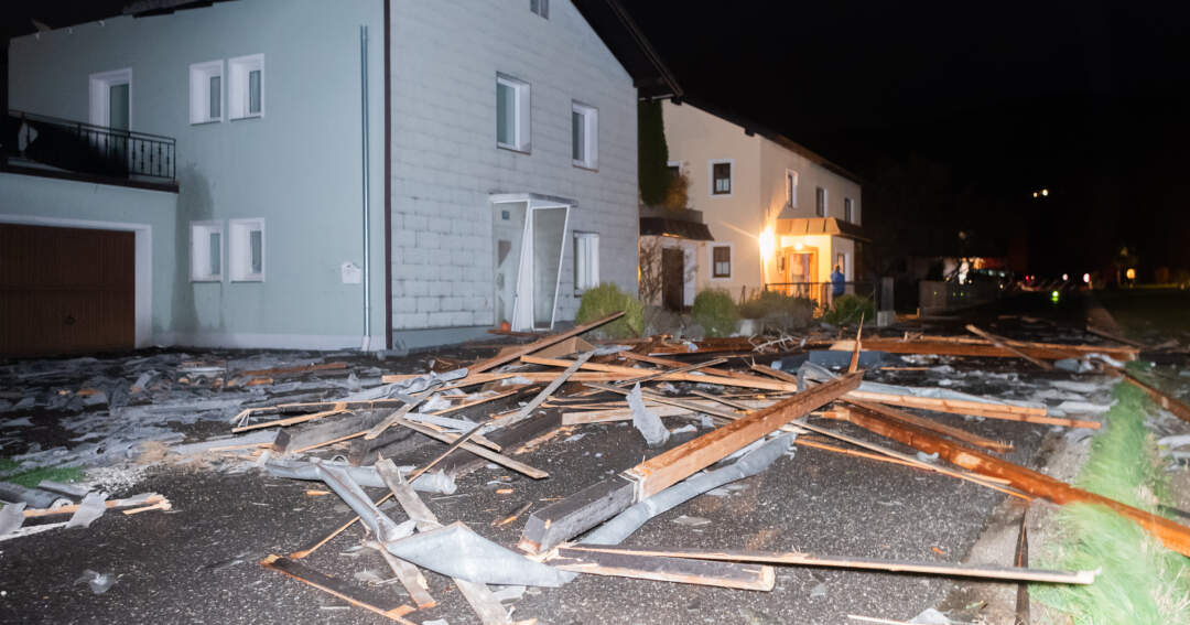 Titelbild: Orkan fegte durch Oberösterreich