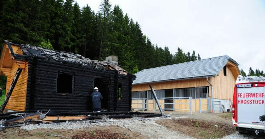 Titelbild: Ferienhäuser wurden Raub der Flammen