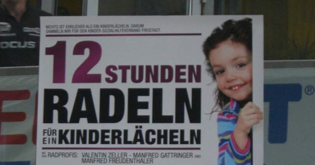 Titelbild: 12h Radeln für ein Kinderlächeln