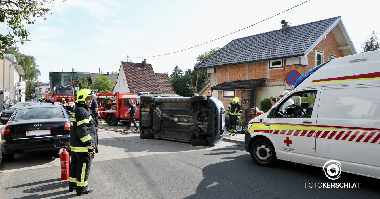 Verkehrsunfall in Steyr forderte 2 Verletzte