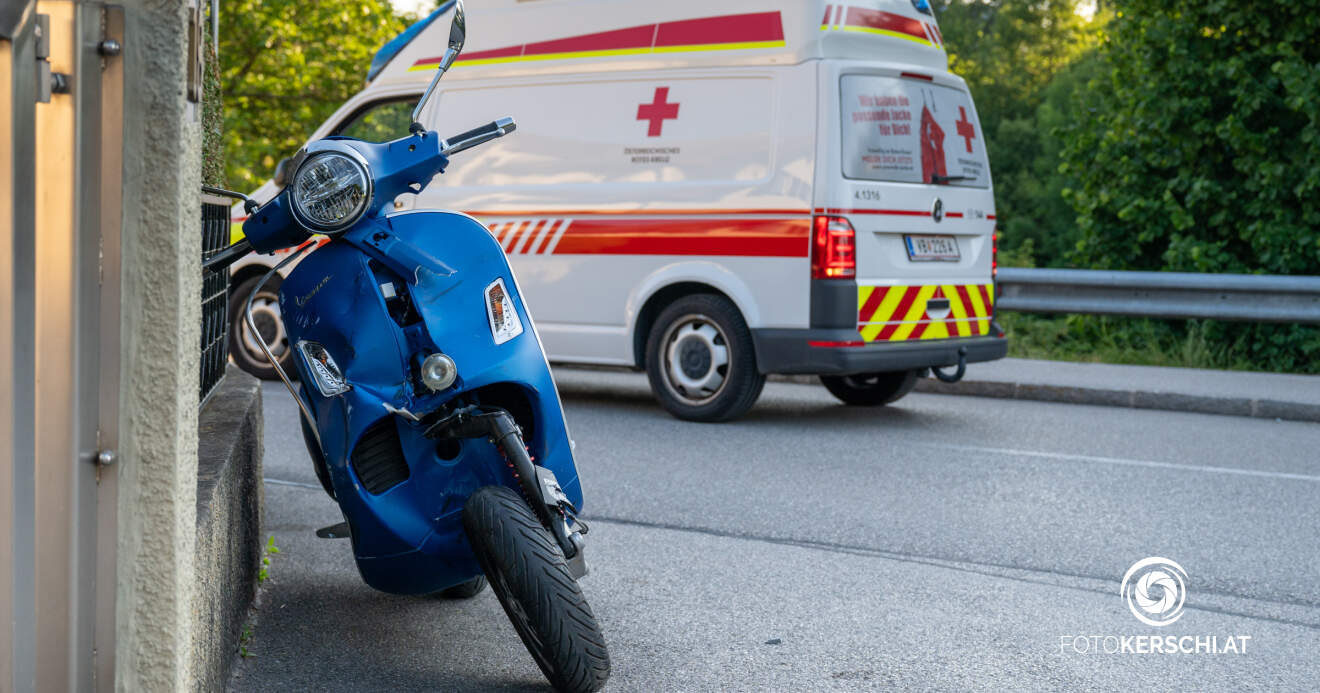 Unfall zwischen zwei Motorrädern in Lenzing