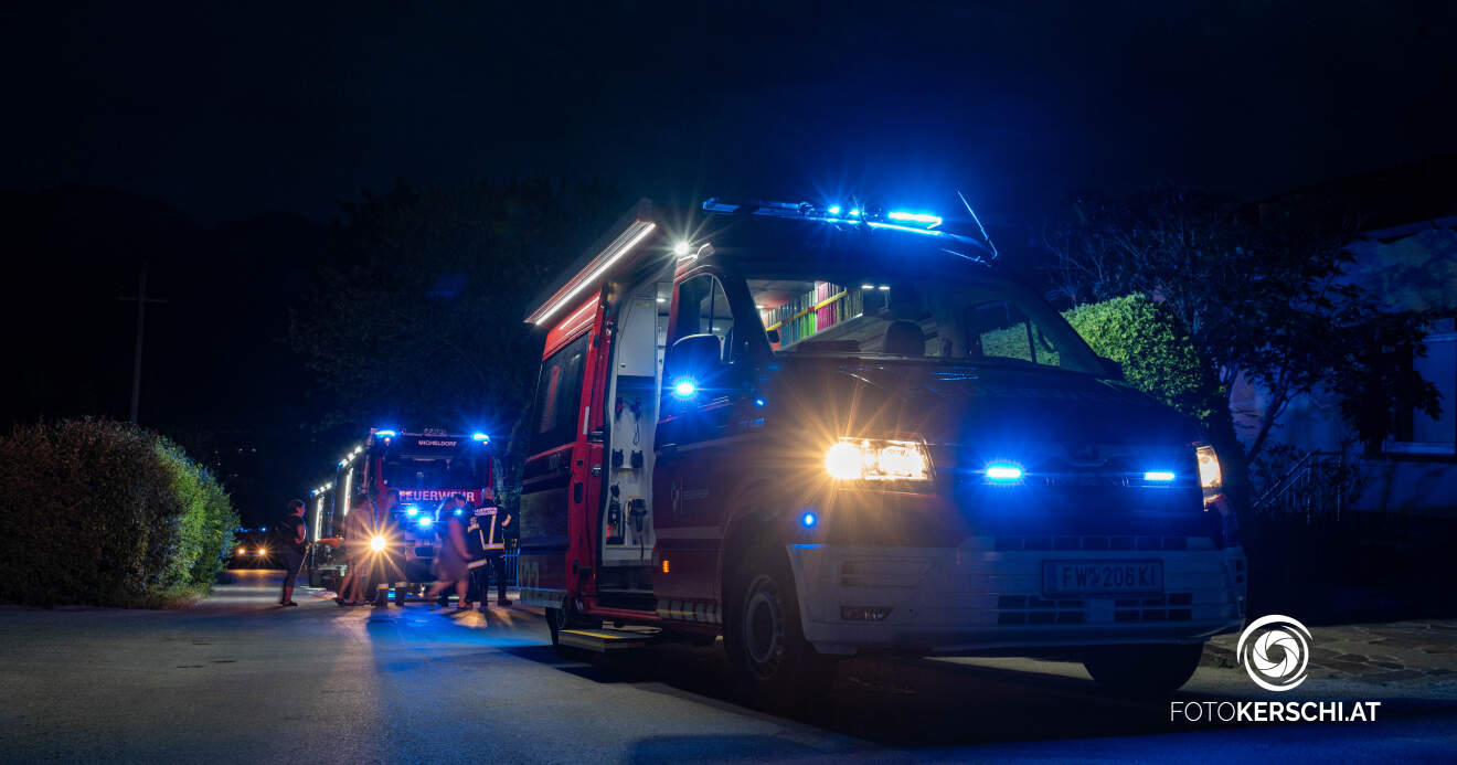 Heizraum stark verraucht - Feuerwehr Micheldorf im Einsatz